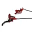 Hope Tech 3 Disc Brake Standard Hose with V4 Calipers in Red