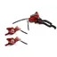 Hope Tech 3 L/H Duo X2 No Rotor in Red