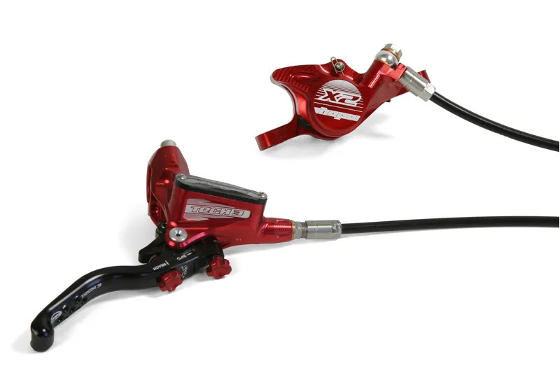 Hope Tech 3 X2 Disc Brakes in Red