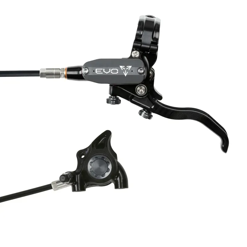 Hope Tech 4 EVO X2 Flatmount - Black/Smoke - No Rotor