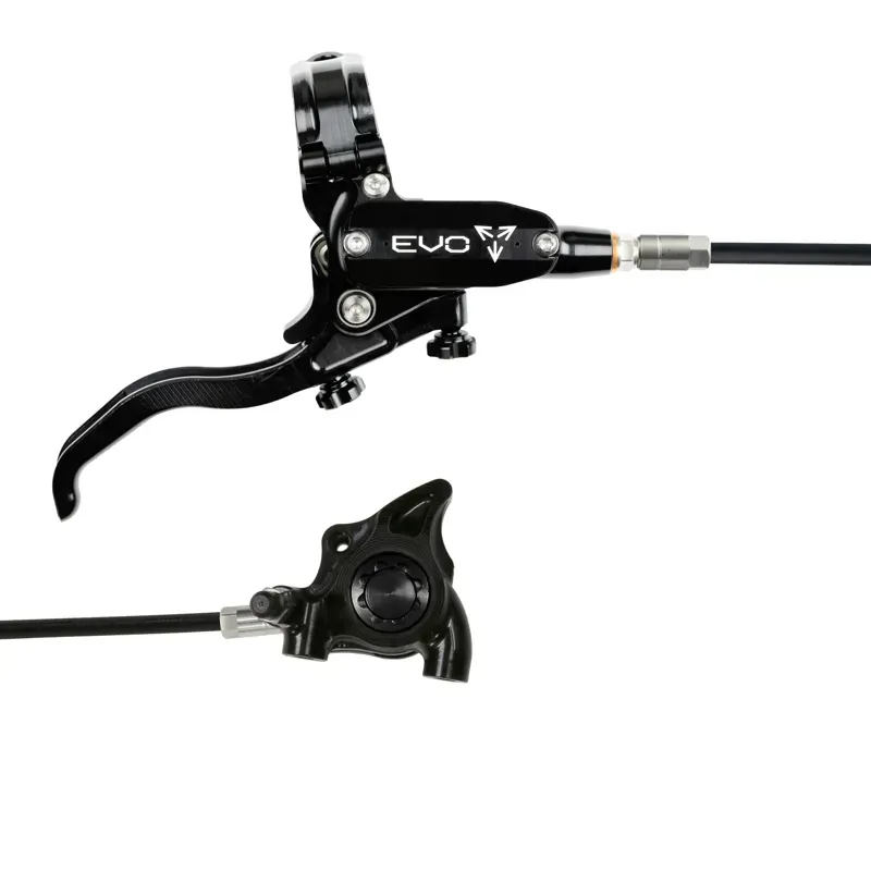 Hope Tech 4 EVO X2 Flatmount - Black/Black - No Rotor-1