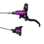 Hope Tech 4 EVO X2 Flatmount - Black/Purple - Braided - No Rotor