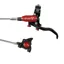 Hope Tech 4 EVO X2 Flatmount - Black/Red - Braided - No Rotor