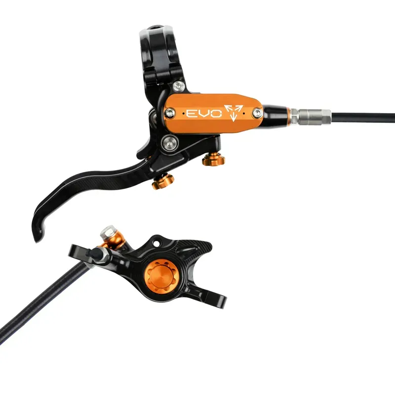 Hope Tech 4 EVO X2 - Black/Orange - No Rotor-1