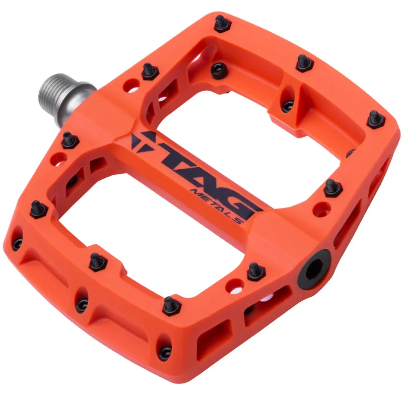 Tag Metals T3 Mountain Bike Pedals in Orange