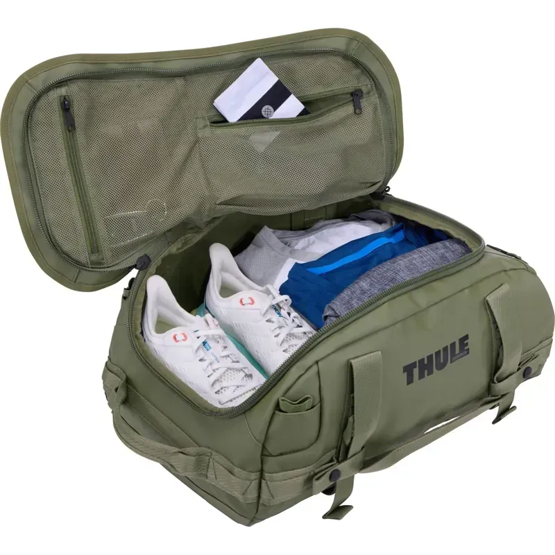 Thule Chasm Recycled Duffel 30L in Olivine-2