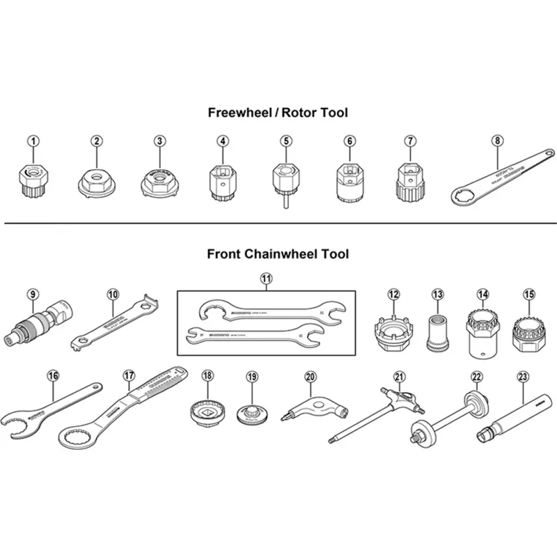 Shimano TOOL UG Freewheel Remover Black one size-1