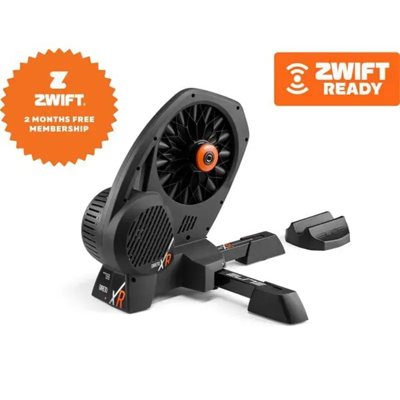 Elite Direto-XR direct drive FE-C mag trainer with Zwift Cog and Click In Black/Orange-3
