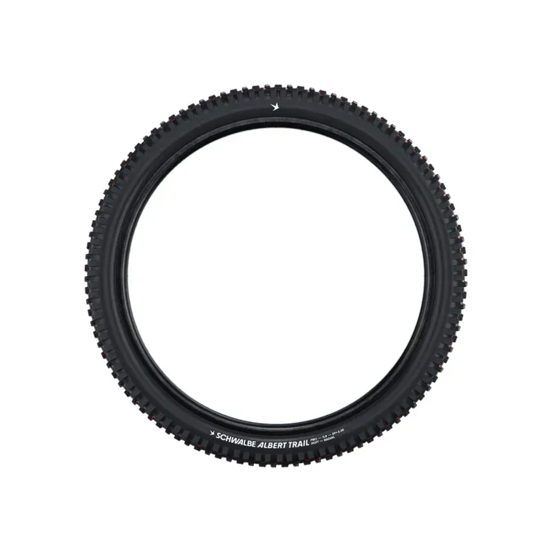 Schwalbe Albert Gravity Pro Radial Ultra Soft MTB Tyre BLACK 27.5 x 2.50-2