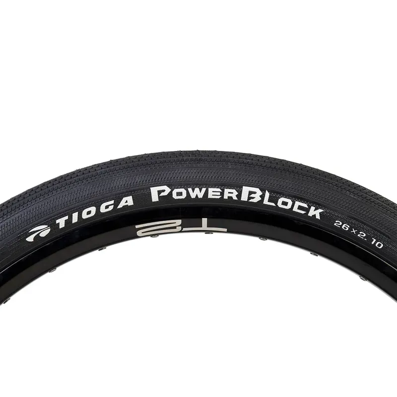 Tioga Powerblock 26in Tyres in Black-3