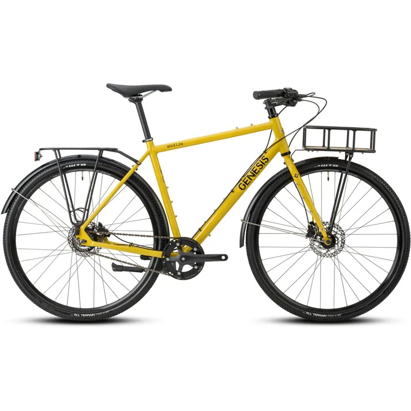 2021 Genesis Brixton Hybrid Bike in Yellow