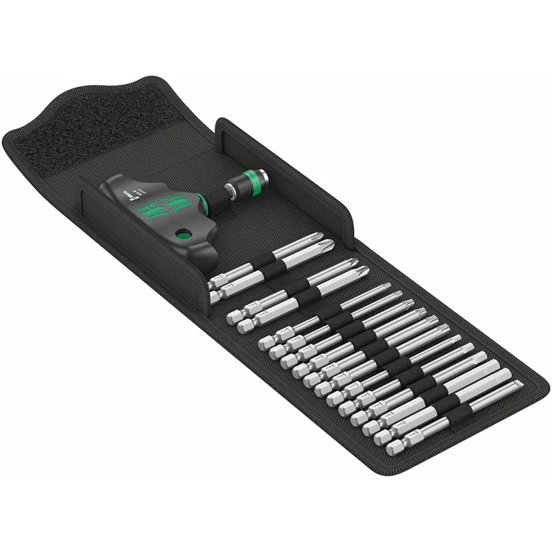 Wera Tools Kraftform Kompakt 400 T-Handle Screwdriver Set in Black