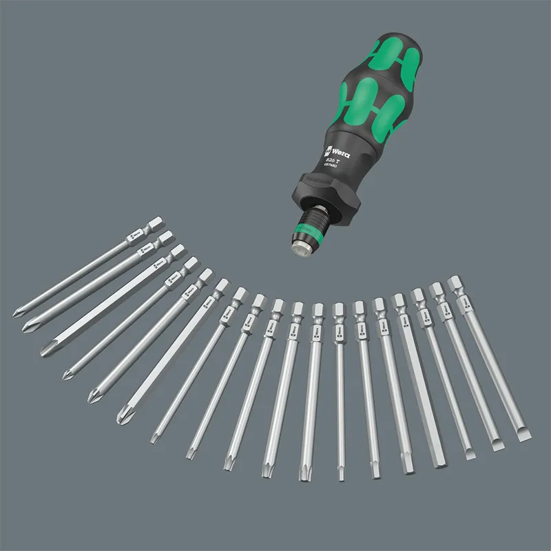 Wera Tools Kraftform Kompakt Turbo 1 Screwdriver Set in Black