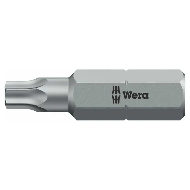 Wera Tools 867/1 Torx BO Bits w/Bore Hole in Silver