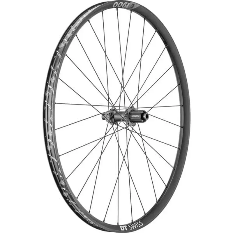 DT Swiss E1900R 29in BOOST Shimano Rear Wheel in Black