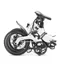 MiRiDER One GB3 16in folding ebike finished in Polar White
