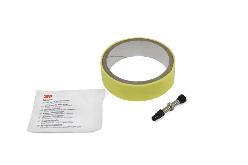 Hope Tubeless Kit with Tape 25mm Tape Suit Fortus 23 35mm Valve