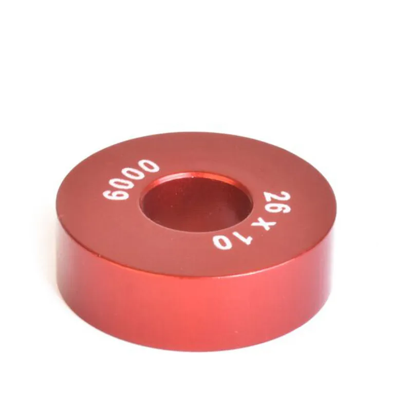 Wheels Manufacturing Large Bearing Press 6000 Open Bore Adaptor in Red