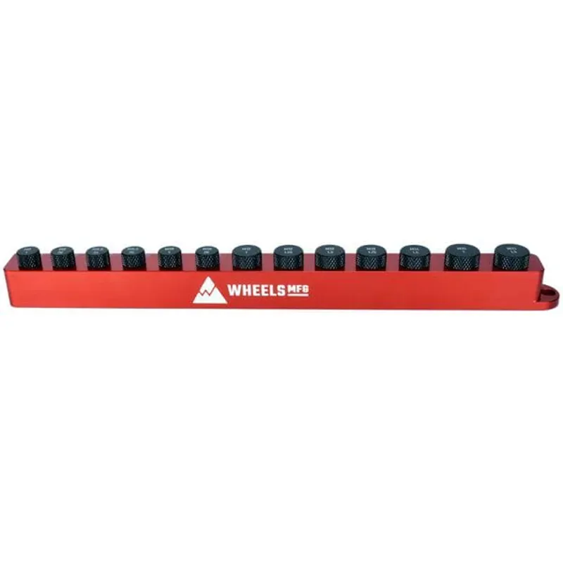 Wheels Manufacturing Axle Ruler Pro Red 