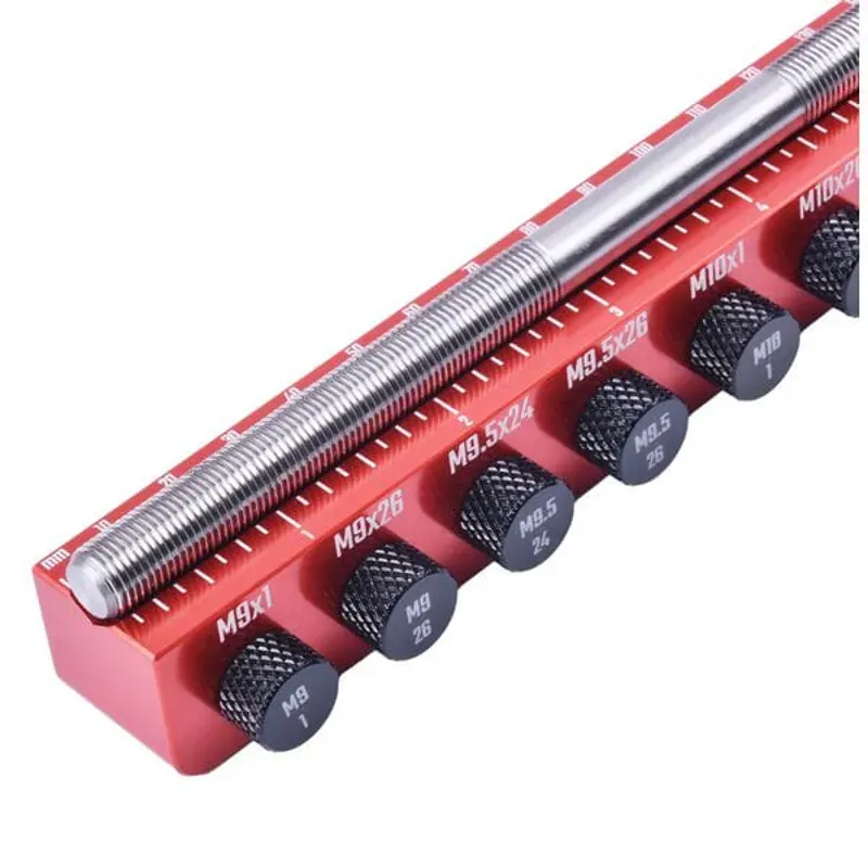 Wheels Manufacturing Axle Ruler Pro Red -4