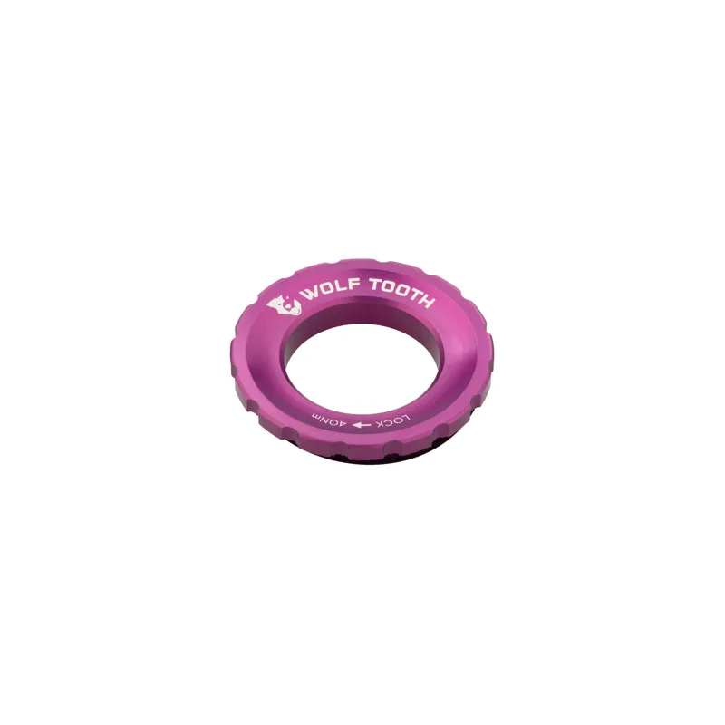 Wolf Tooth Centrelock Rotor Lockring in Purple
