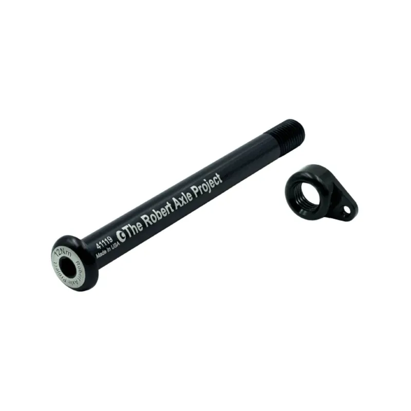 Robert Axle Project Lightning RAT 12x100mm Front Thru-Axle in Black 