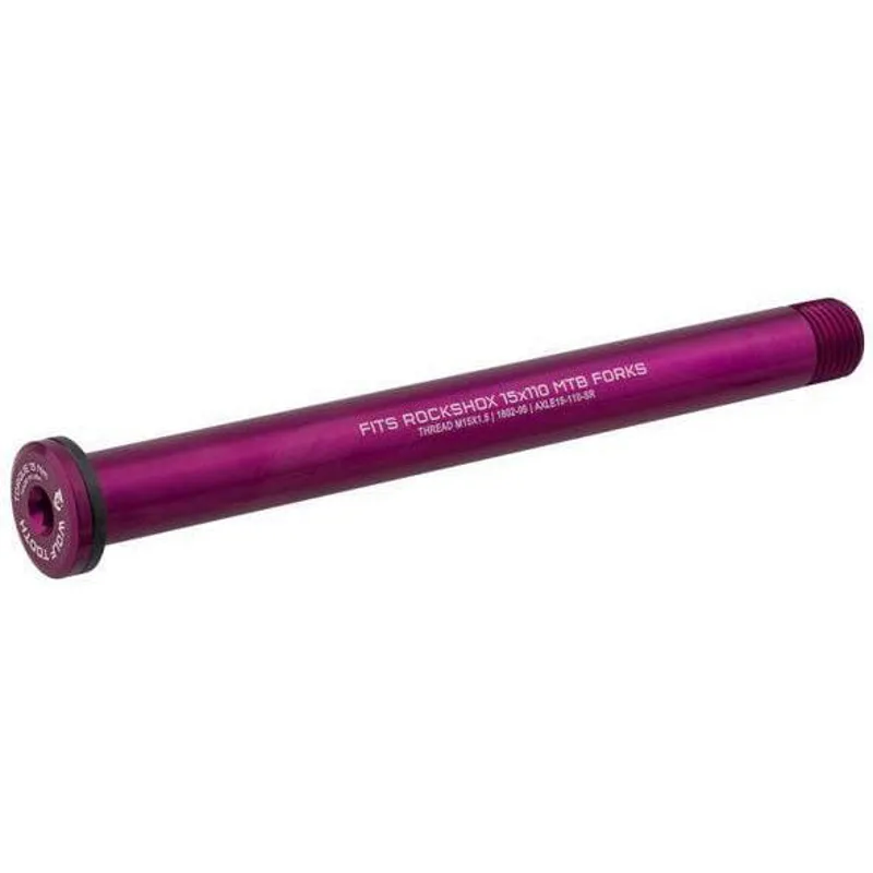 Wolf Tooth Axle For RockShox And Fat Forks / Purple 110mm