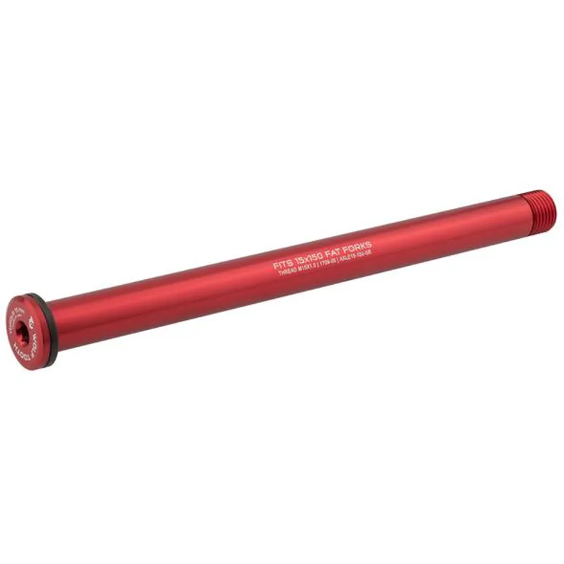 Wolf Tooth Axle For Road Forks / 12mm - 1. 5x125mm Red 12mm - 1.5x125mm