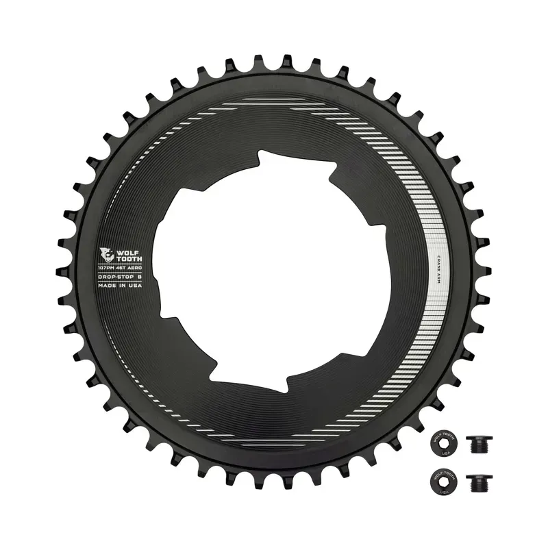 Wolf Tooth Aero SRAM 107-bcd 50-tooth Chainring in Black