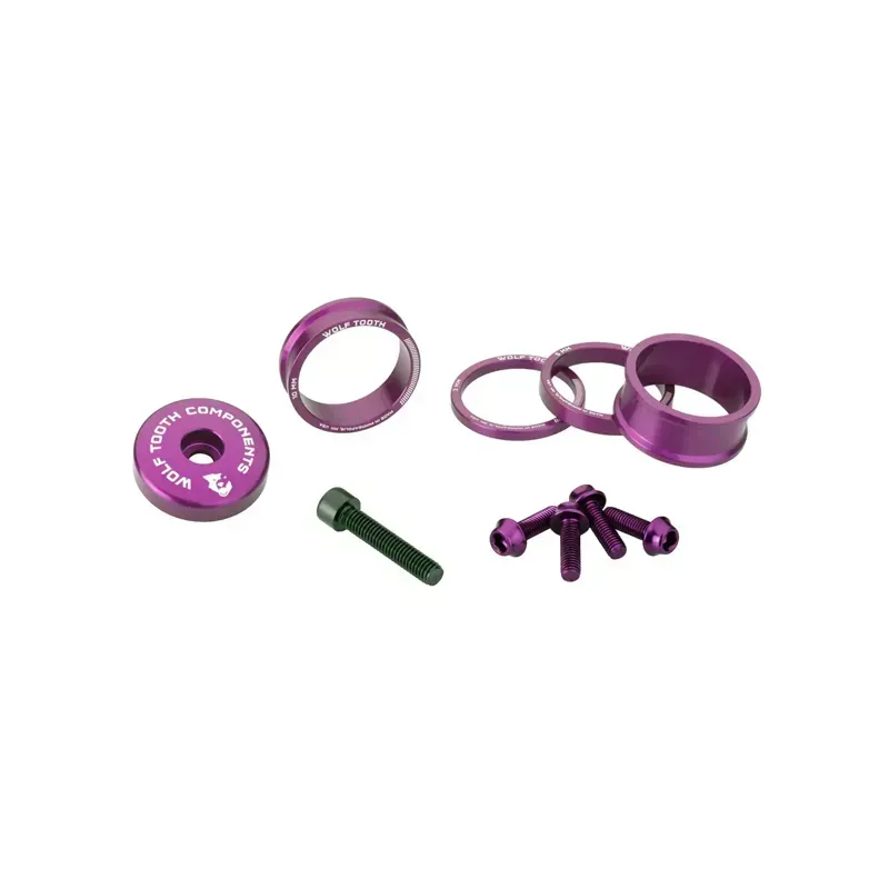 Wolf Tooth Anodised Bling Kit in Ultraviolet Purple