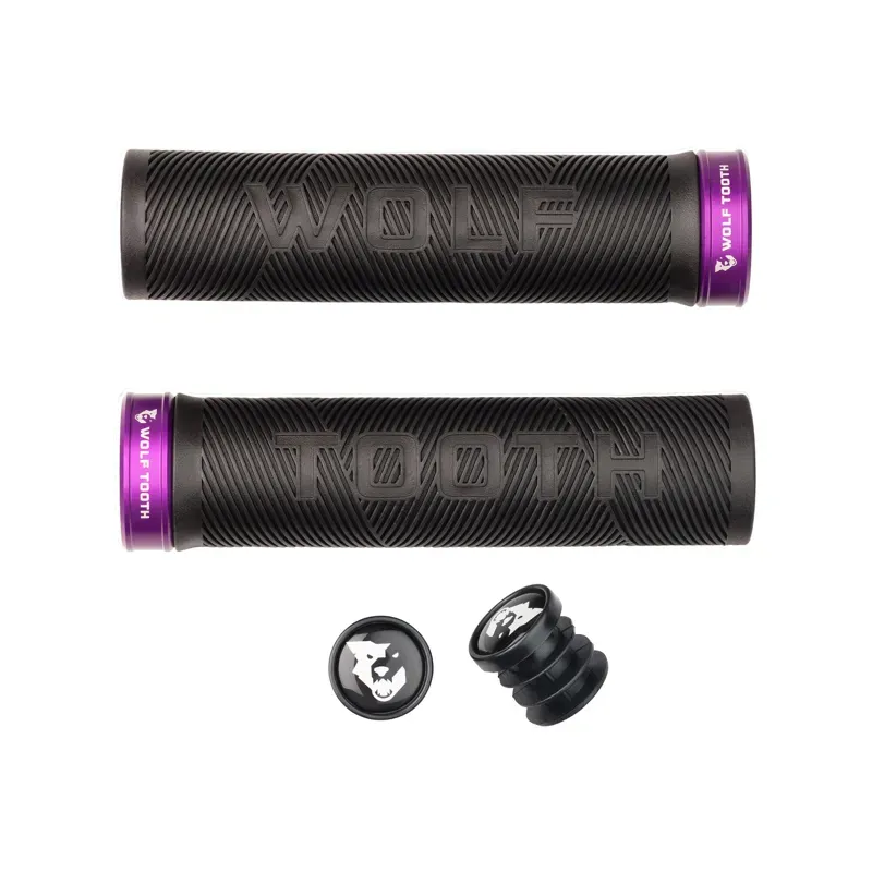 Wolf Tooth Echo Lock-On Grips - Colour / Uraviolet Purple 
