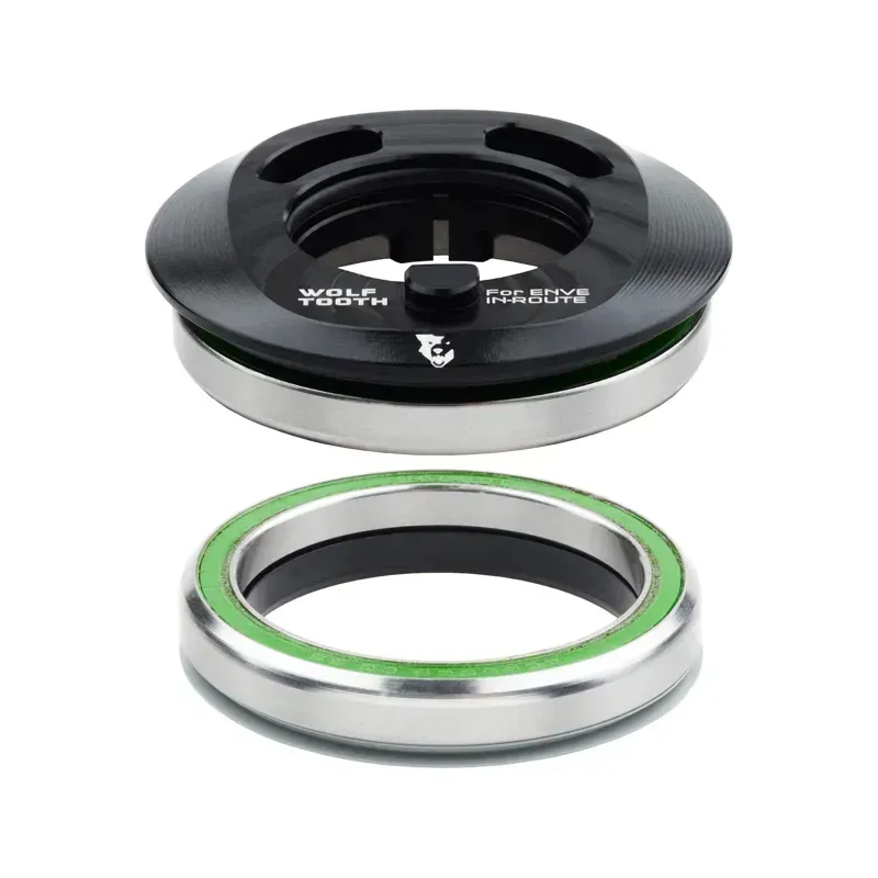 Wolf Tooth Premium IS52 Upper/Lower Integrated Headset for ENVE In-Route System Set in Black