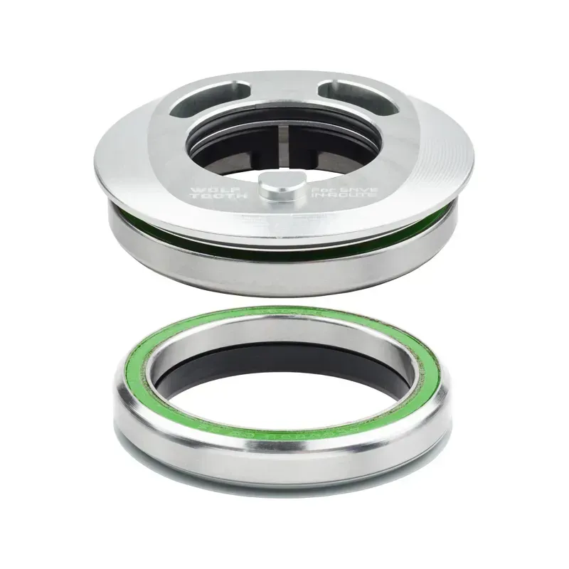 Wolf Tooth Premium IS52 Upper/Lower Integrated Headset for ENVE In-Route System Set in Silver