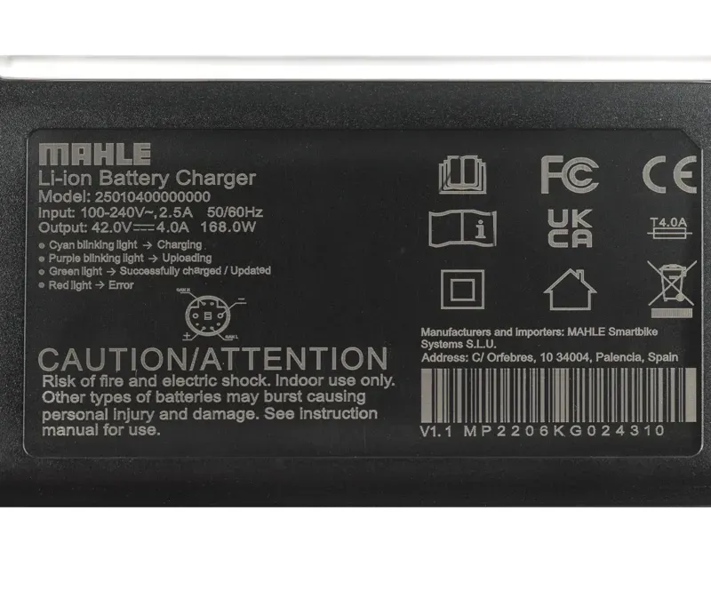 Orbea Active Charger+Gcu 4a Mahle X20-2