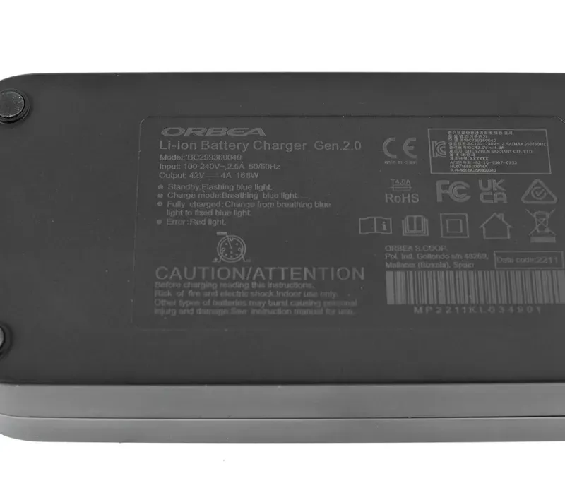 Orbea Smart Charger Rs 4A-2A 42V Gen 2-2