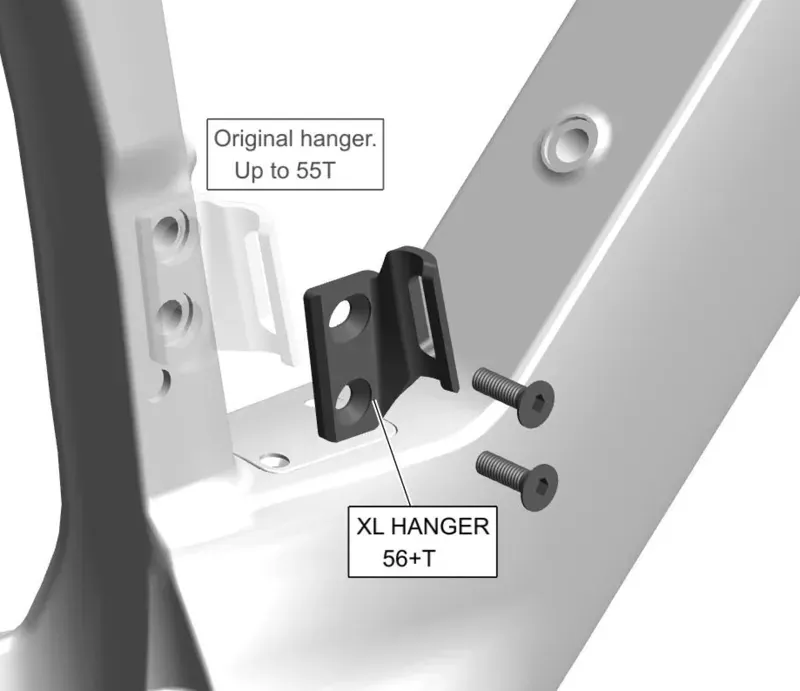Orbea Front Derailleur Hanger Ordu And Orca Aero 56+-1