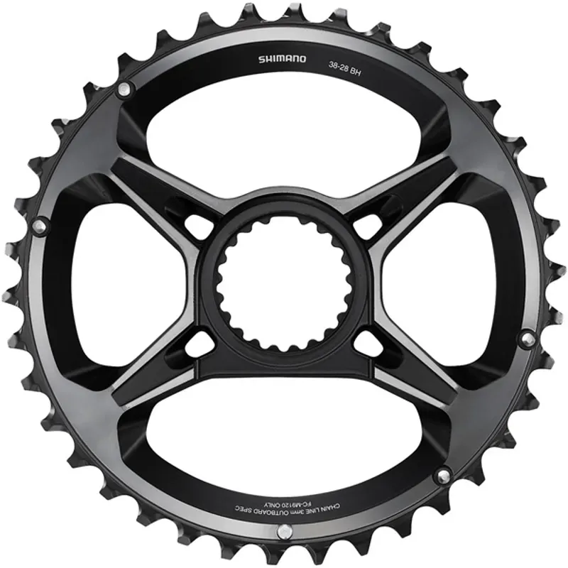 Shimano CHainring FCM9120-B2 38T-BH For 38- 28T Grey 38 teeth