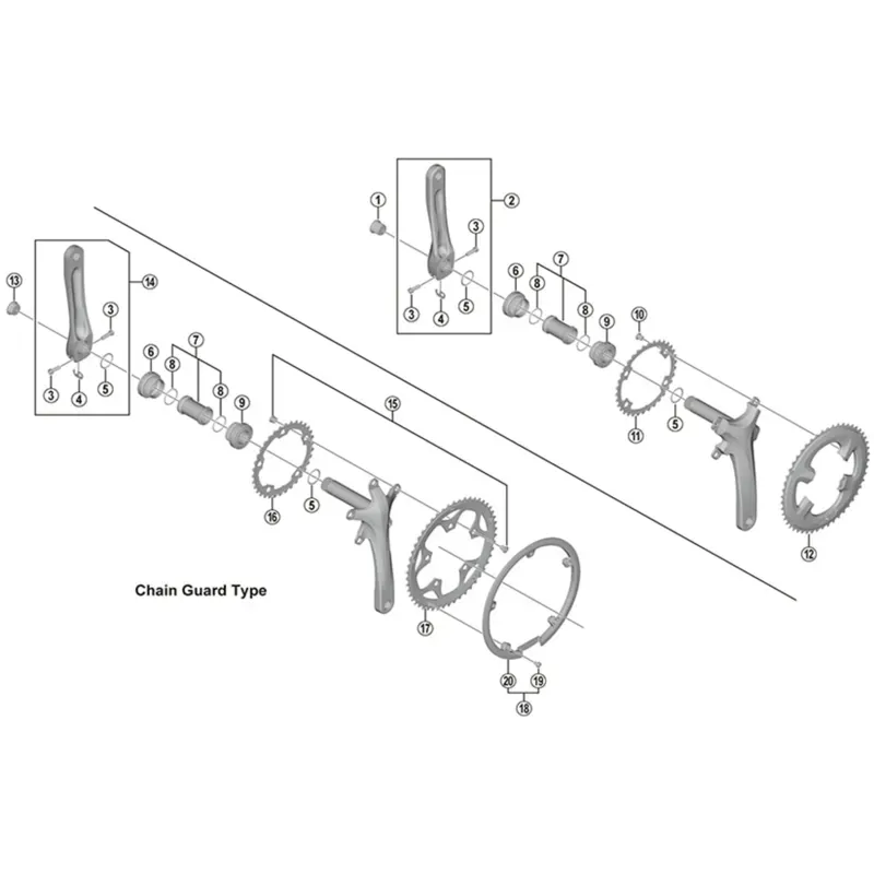 Shimano Chainring fcr3000 50t- Mp Grey 50 teeth-1