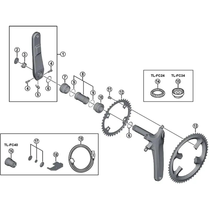 Shimano Chainring FCR9100 11spd 52T-MT For 52- 36T Black 52 teeth-1
