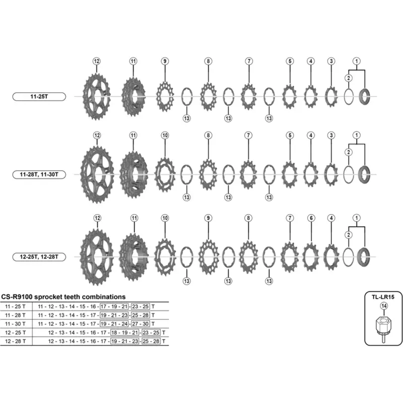 Shimano CSR9100 Lock Ring-2