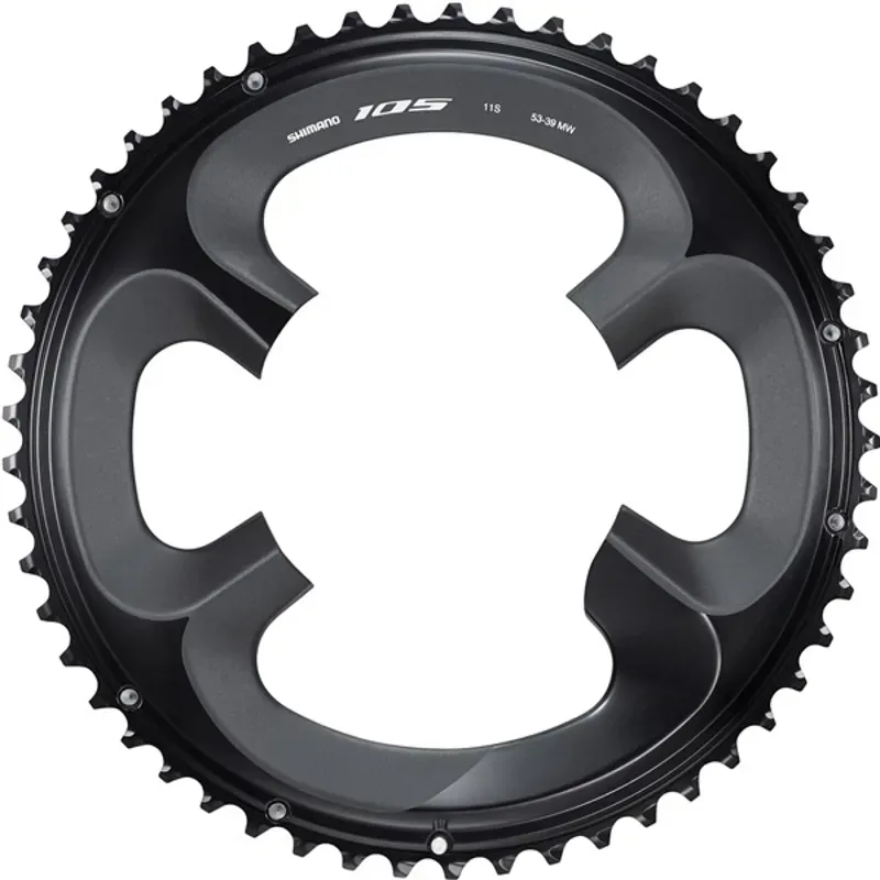 Shimano Chainring FCR7000 53T-MW For 53-39T BK Black 53 teeth