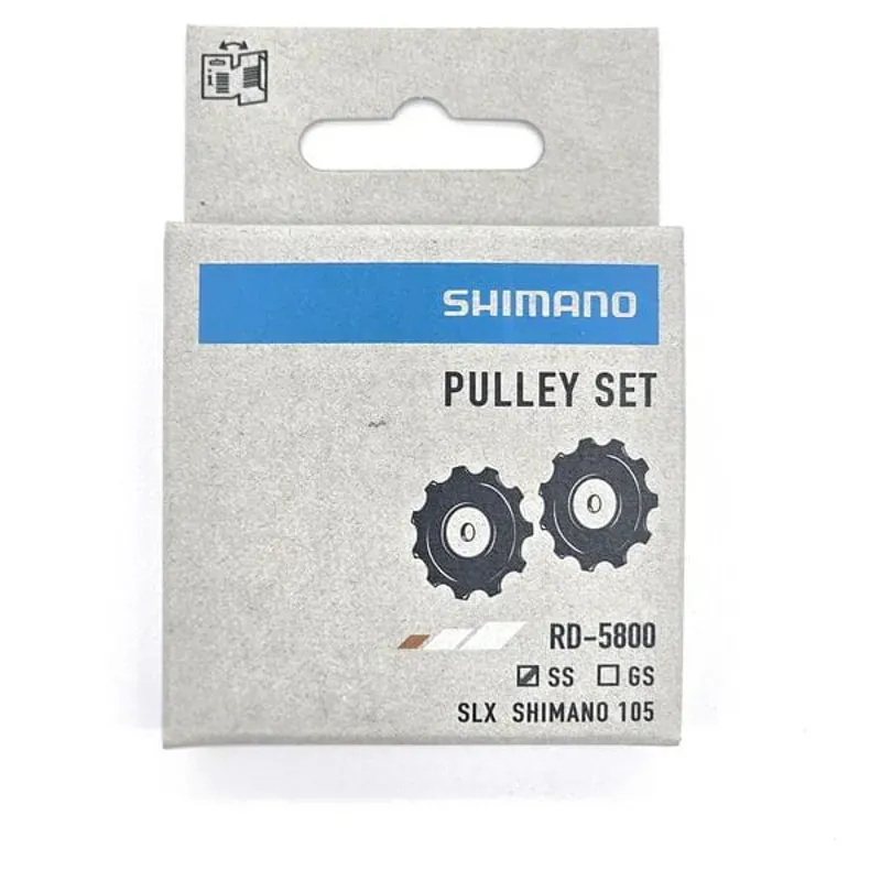 Shimano Jockey Wheels RD5800 Pulley Set SS Black/ Silver-1