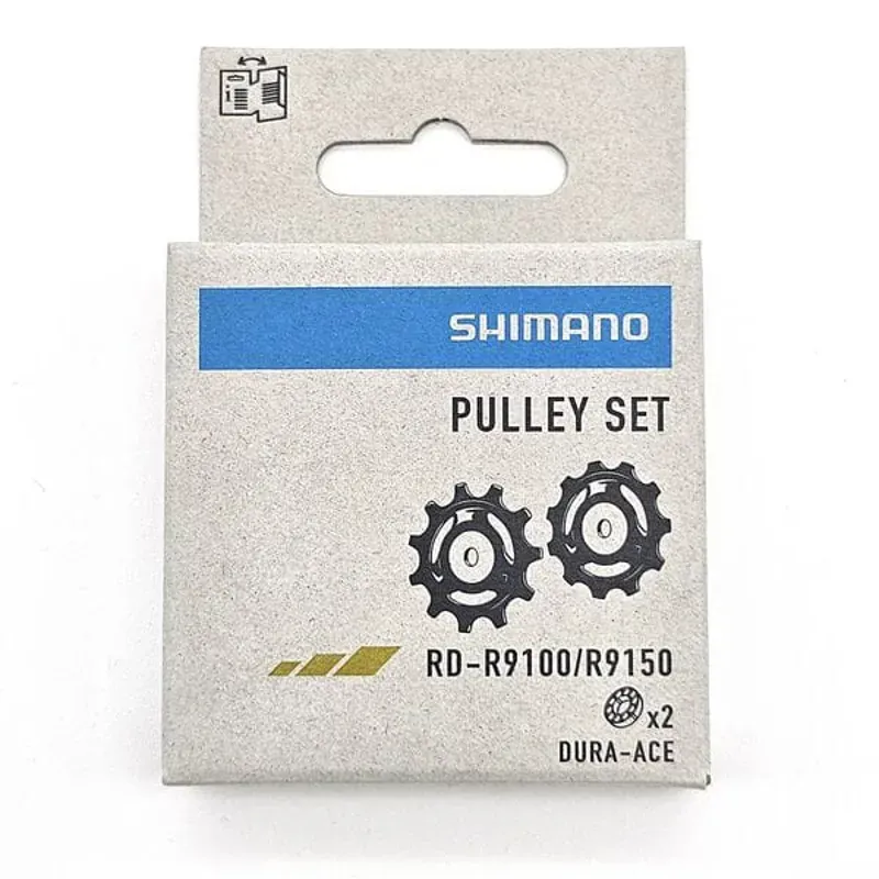 Shimano Jockey Wheels Dura-Ace RDR9100/R9150 Pulley Set Black/ Silver-1