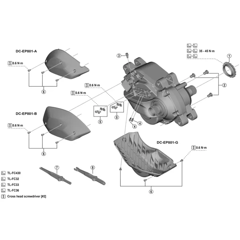 Shimano DUEP801 Dummy Plug For Can Receptor Black