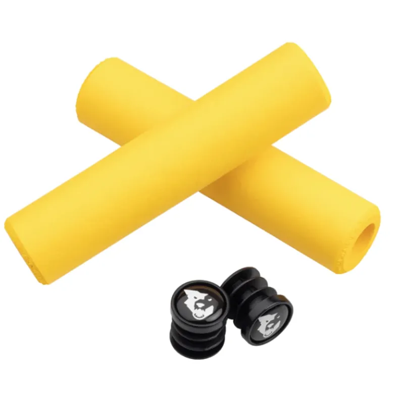 Wolf Tooth Karv 6.5mm Mountain Bike Grips in Yellow